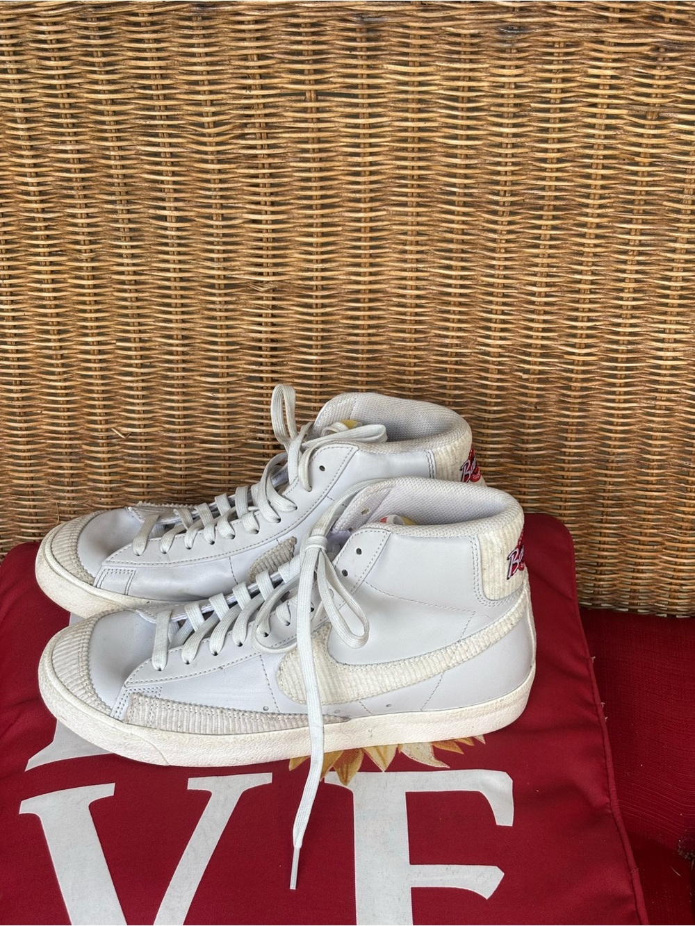 Nike Blazer Mid '77 EMB Vast Grey Summit White DD8021-001 Men Sneakers size 8.5